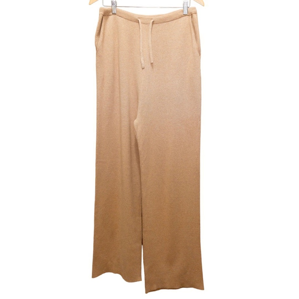 Haute Hippie Camel Brown Straight Leg Knit Pants